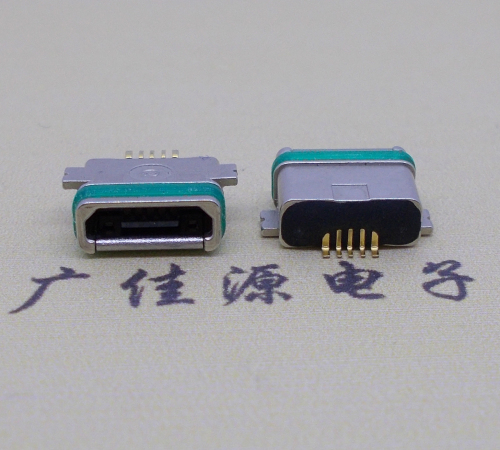 高埗镇全贴钢壳micro usb防水母座