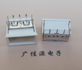高埗镇USB接口2.0连接器.3p端子加护套防尘母座