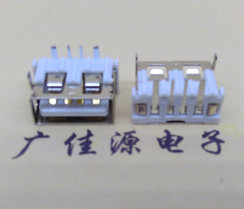 高埗镇大电流过3A电流USB短体母座6.5H引脚加宽
