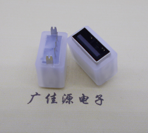 高埗镇USB连接器接口 10.5MM防水立插母座 鱼叉脚