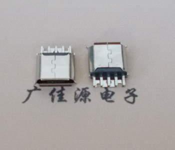 高埗镇Micro USB母座 防水接口焊线夹板式悬空翻边
