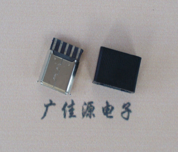 高埗镇麦克-迈克 接口USB5p焊线母座 带胶外套 连接器