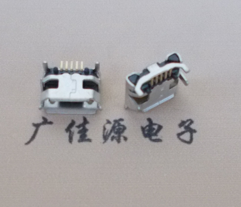 高埗镇Micro USB母座牛角间距7.2x6.6mm加长端子定位柱