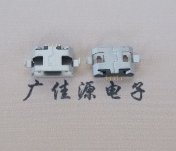 高埗镇沉板式接口.Micro USB下沉1.6/1.0mmDIP插脚镀雾锡