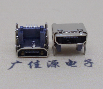 高埗镇MICRO USB 5P母座 SMT垫高 L=4.15双壳