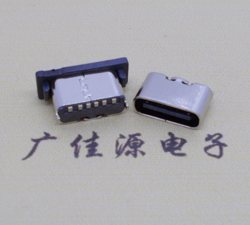 高埗镇直立式type c6p母座立贴H=5.0连接器