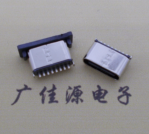 高埗镇连接器TYPE-C8P母座直立式插座H=5.0mm