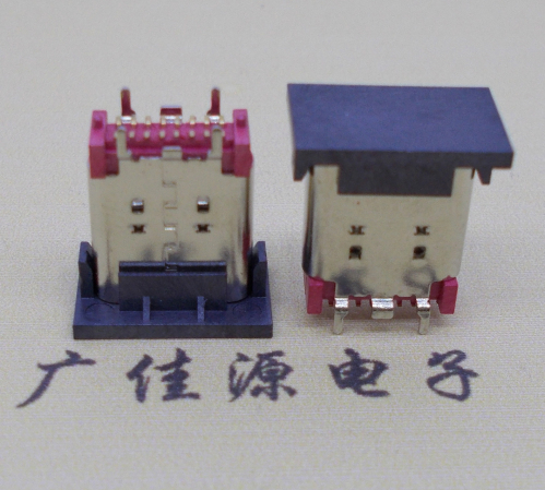 高埗镇Type-C16P母座立式贴片接口高H=10.5mm
