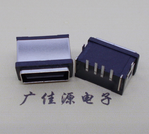 高埗镇usb2.0防水接口|卧式a型口母座|防水等级IPX7