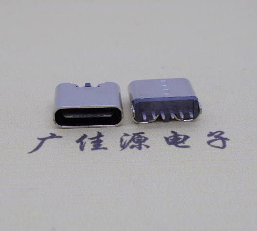 高埗镇立式插板Type-C6p母座接口H=6.9mm