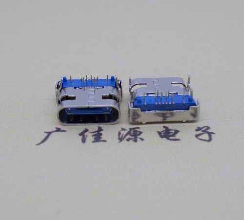 高埗镇卧式Type-C16P母座前插后贴连接器