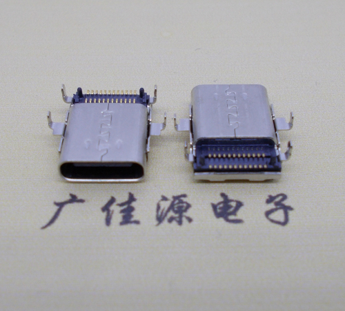 高埗镇沉板usb 3.1 type-c24p母座双排贴板L=12.8mm