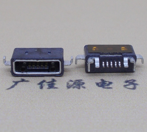 高埗镇MICRO USB防水AB型口母头3D图纸封装