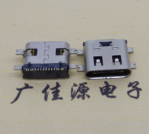 高埗镇type-c16p母座全贴带弹片连接器