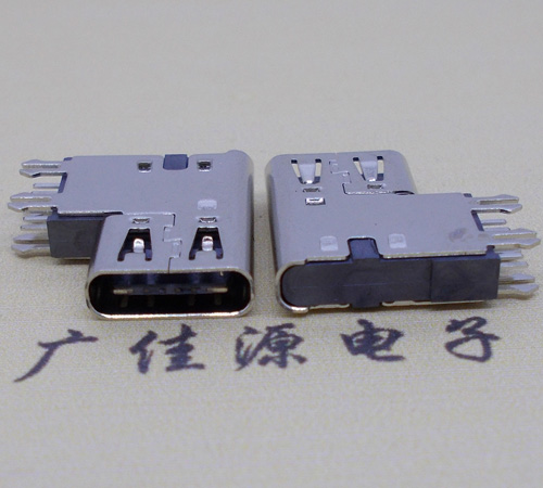 高埗镇type-c6p母座侧插加高连接器