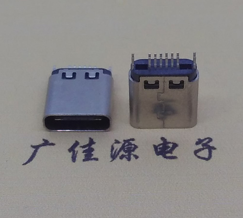 高埗镇type-c16p母座,夹板式type-c16p接口连接器