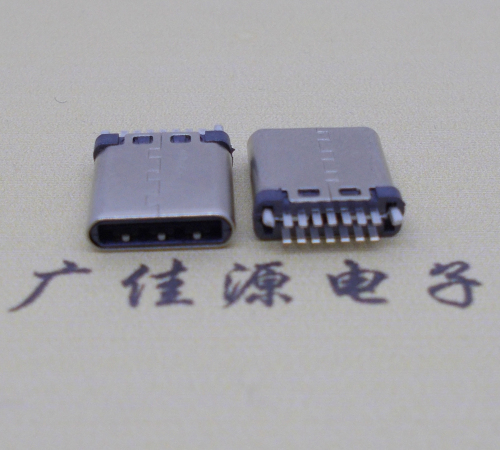 高埗镇type-c14p公头铆合有地线接口厚2.7mm