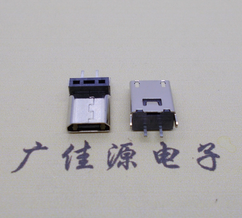 高埗镇micro 2p直插母座无卷边180度铆合式H=9.3、10.0、10.5、11.5mm