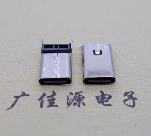 高埗镇 立插type c2p母座铆合式180度两脚直插H=13.1、13.7、14.2、15.1mm