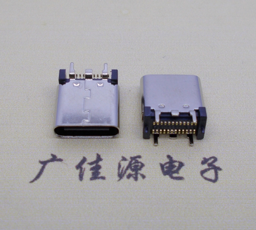 高埗镇立式type c24p母座立贴高8.8-9.3-10.0-10.5mm