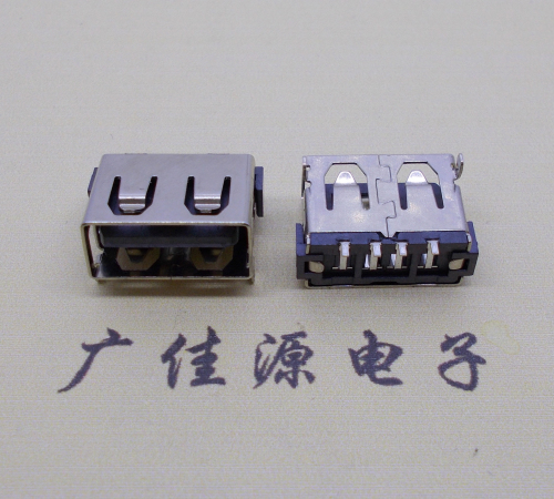 高埗镇usb2.0母座带弹两脚插整体长度10.0mm