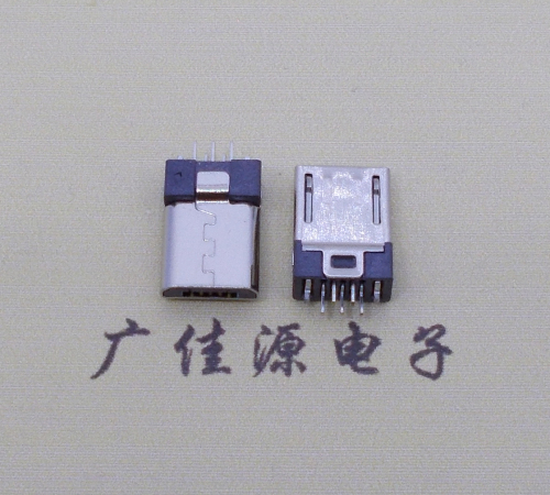 高埗镇micro 5p短体公头夹板0.8无地脚
