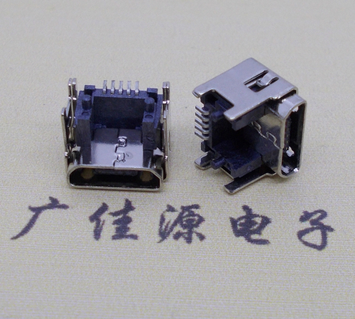高埗镇MICRO USB5pin加高母座 垫高1.55/2.5/3.04/4.45尺寸接口
