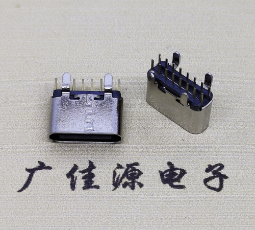 高埗镇USB 3.1TYPE C直插母座16Pin引脚图正负极规范